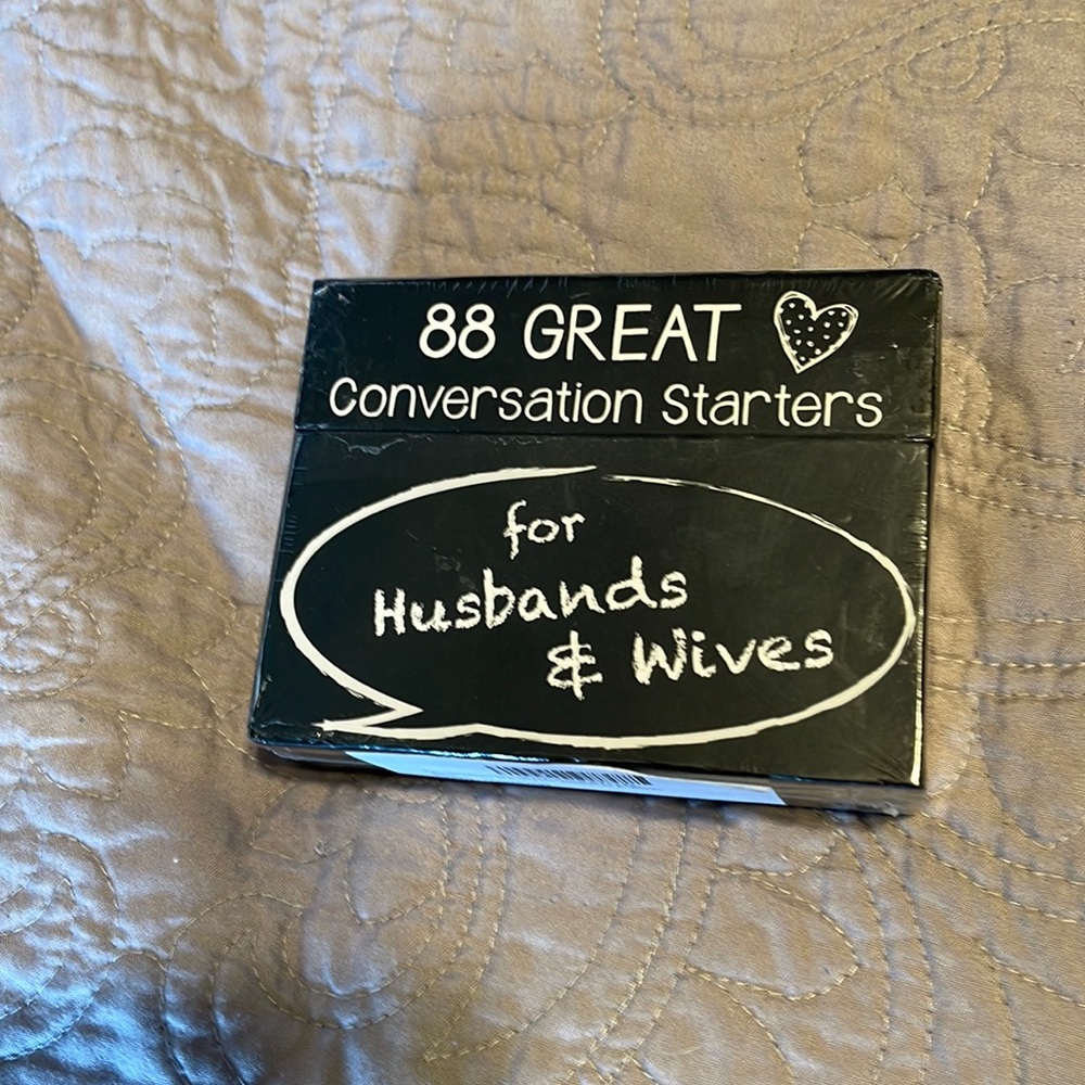 Conversation card game couples